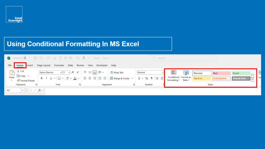 Using Conditional Formatting in MS Excel | ExcelOvernight.com